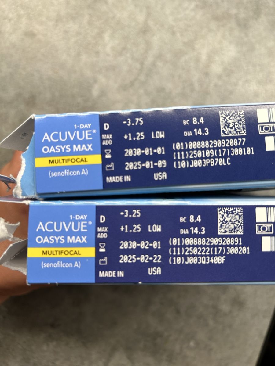 Acuvue Lenti a contatto: Acuvue Oasys max multifocal Tageslinse Gleitsicht-Linsen – Nuovo (secondo la descrizione) da Lenzburg venduto da Shyra1 1