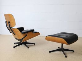 Eames Lounge Chair und Ottoman von Vitra | Kirsche