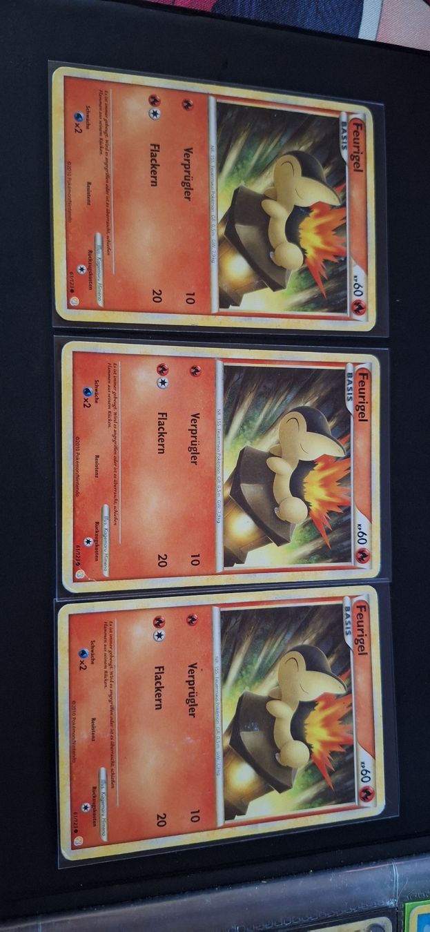 Cartoline: 3x Pokemon Karte "Feurigel" Sammelkarten – Usato da Lengnau AG venduto da rap_zh9k