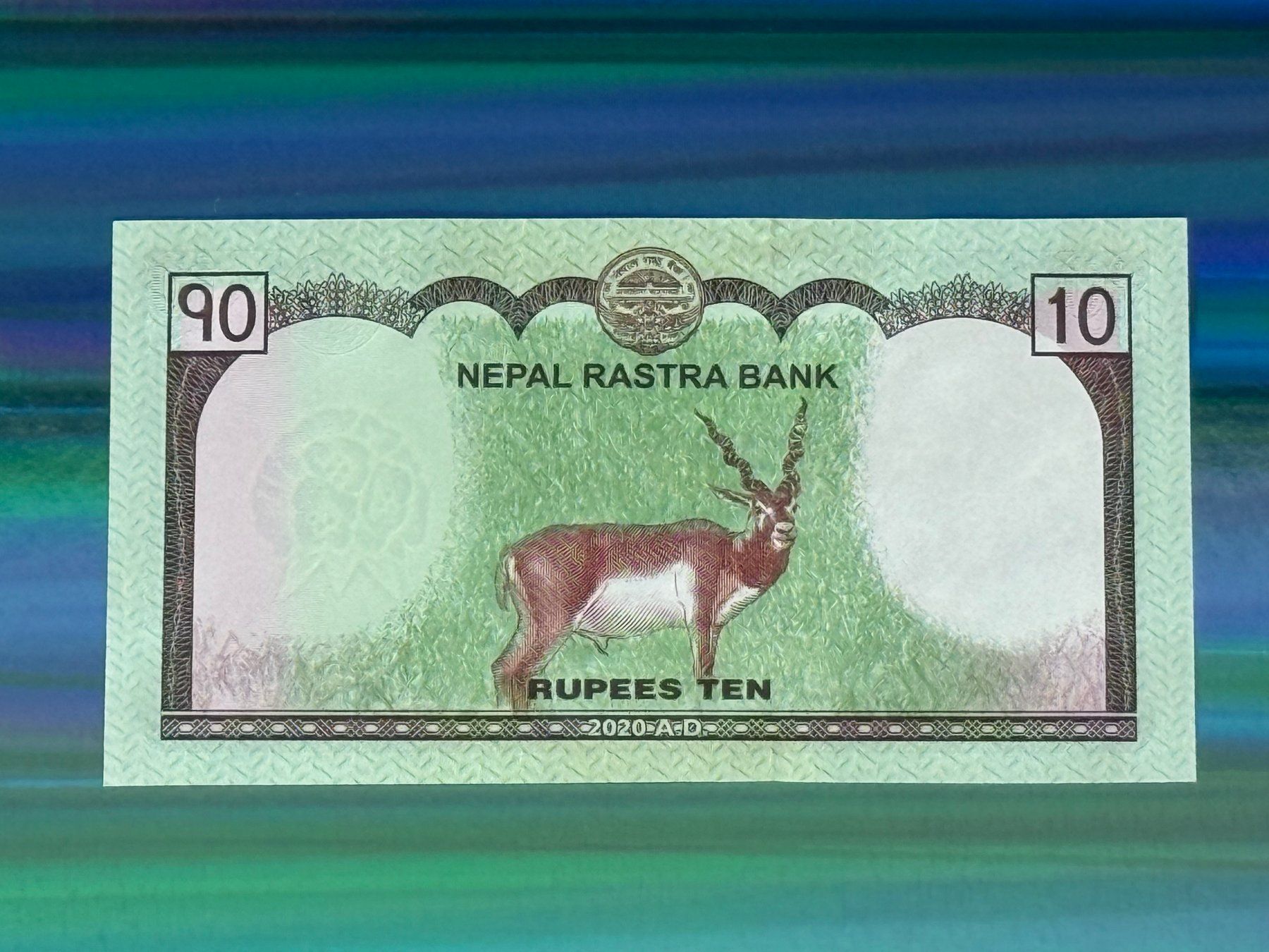 Banconote: Nepal - 10 Rupien UNC - Mount Everest – Nuovo e nell'imballaggio originale da Pfäffikon SZ venduto da Sieben77