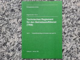 Treibstoffumschlag mit Kanistern der mech Fo