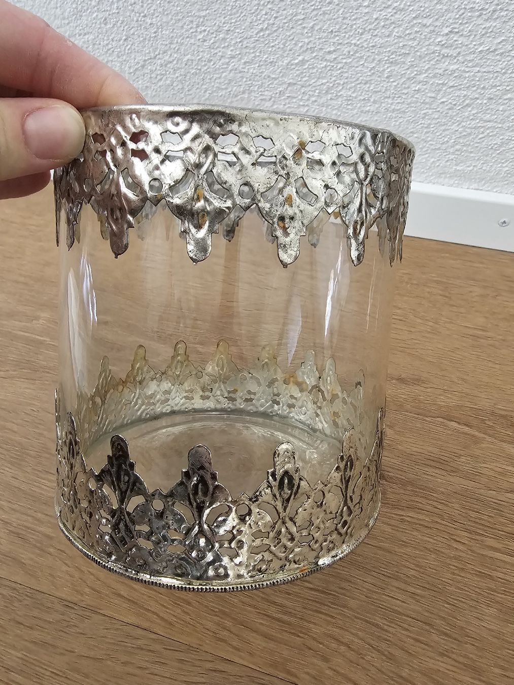 Tutte le decorazioni: sehr schönes Deko Glas/Windlicht – Usato da Büttikon AG venduto da PAM120319 2