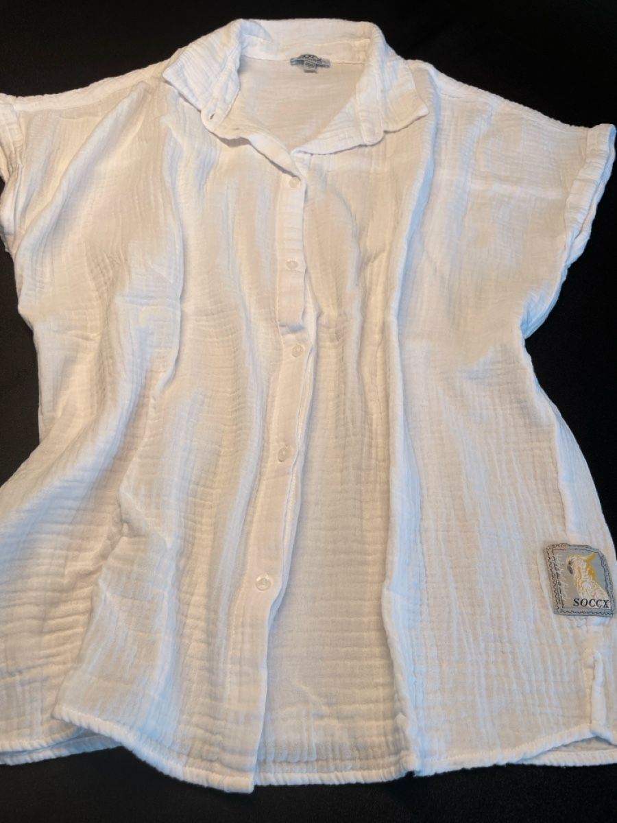 Camicette: Bluse weiss Baumwolle Grösse L Zustand neu – Nuovo (secondo la descrizione) da Winterthur venduto da sch_yc9l
