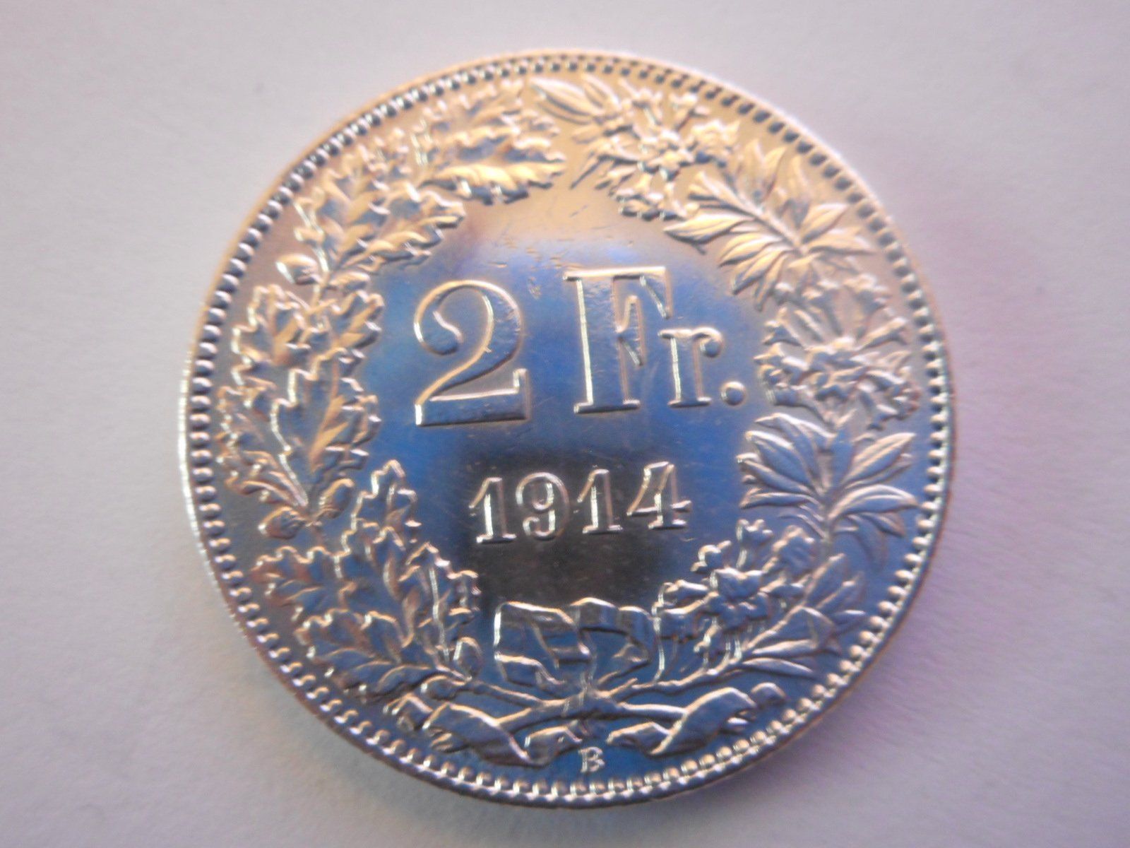 Tutti le monete: 2 Fr. 1914 silber unz/stgl – Nuovo (secondo la descrizione) da Kriegstetten venduto da pizlad2010