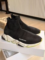 Balenciaga Speed Trainer Sneaker in Schwarz mit einer weiß-g