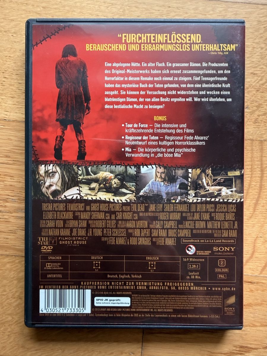 Tous les DVDs: Evil Dead - DVD – D'occasion à Kölliken par nerdorado 1
