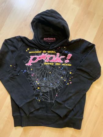 Schwarzer SP5DER Hoodie Gr. M - Top Zustand