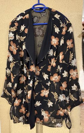 Damen Jacke HÖPFNER Blumenmuster Schwarz Grösse Unbekannt