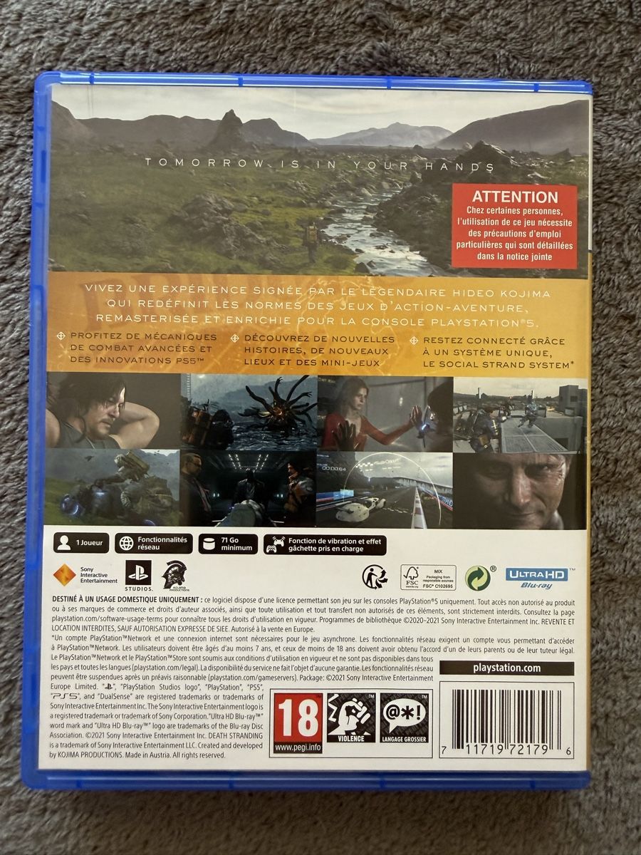 Sony Giochi: Jeu PS5 Death Stranding Director's Cut – Usato da Jussy venduto da Wolfy73 1