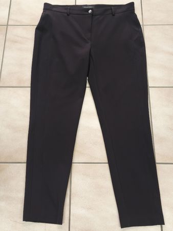 Elegante Damen-Stoffhose „ANGELIKA“ – Schwarz – Gr. 46