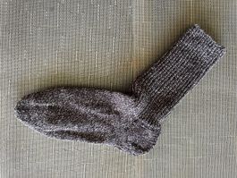 Warme, handgestrickte Socken, ca Grösse 39/40