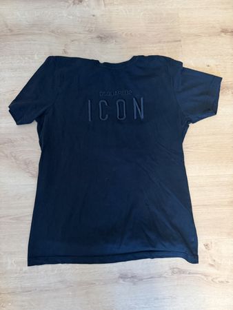 DSQUARED2 ICON T-Shirt Dunkelblau Gr. L Sommerliche Basics 4