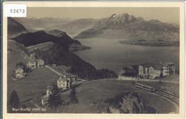 Rigi-Staffel mit Bahn