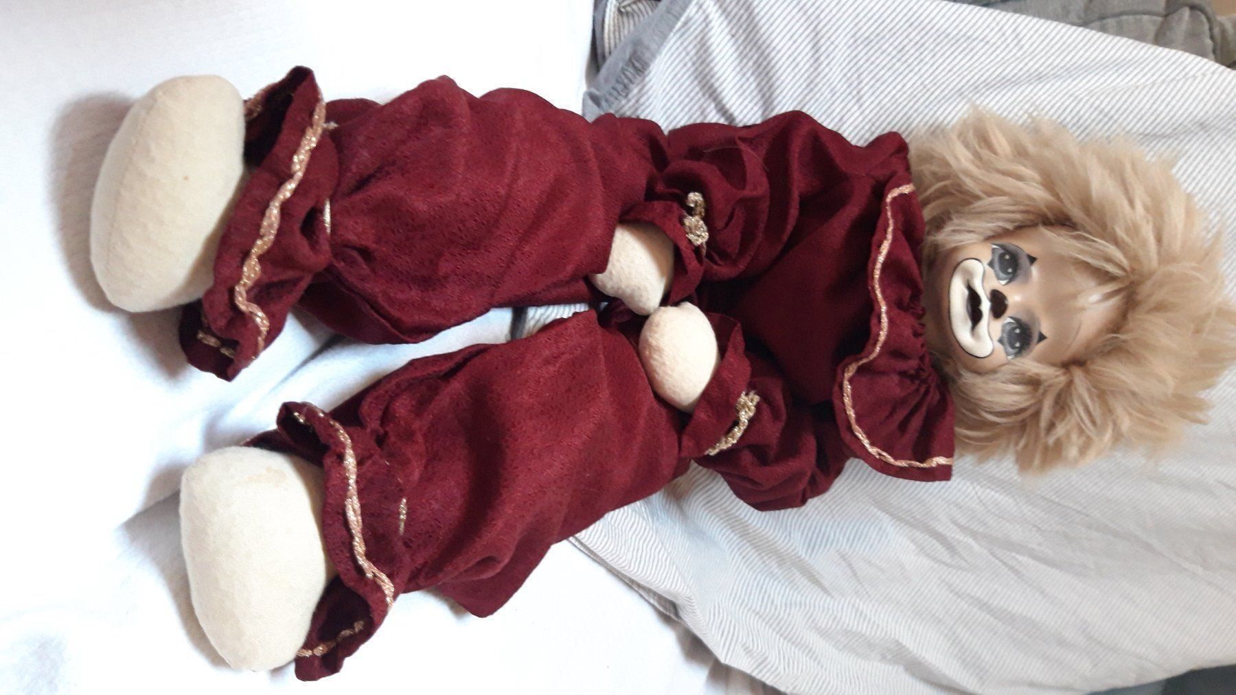 Puppen: Designer Harlekin Puppe Clown – Gebraucht aus Näfels von gil_sindamel 5