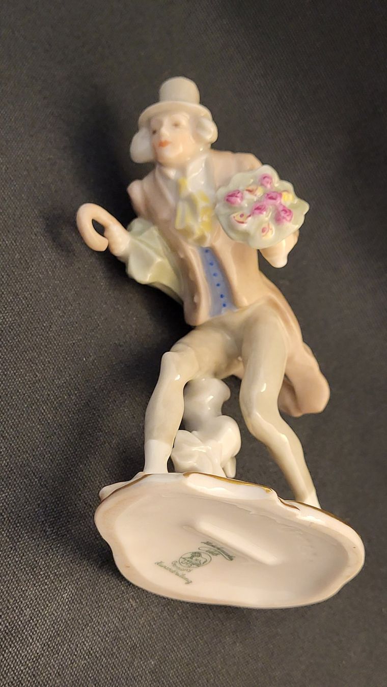 Hutschenreuther Statuette: Hutschenreuther-Figur GRATULANT – Usato da Basel venduto da spinne02 8