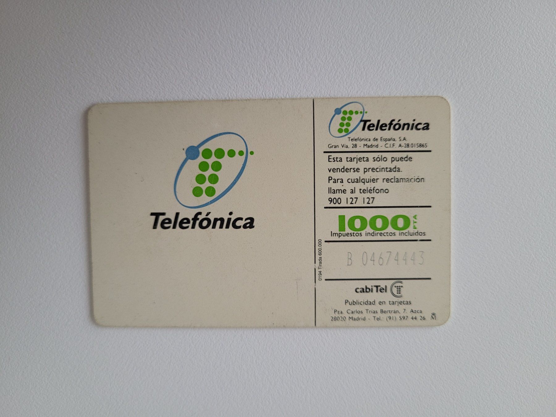 Telefon- & Taxkarten: Telefonkarte Spanien – Gebraucht aus Inwil von Flower2325 1