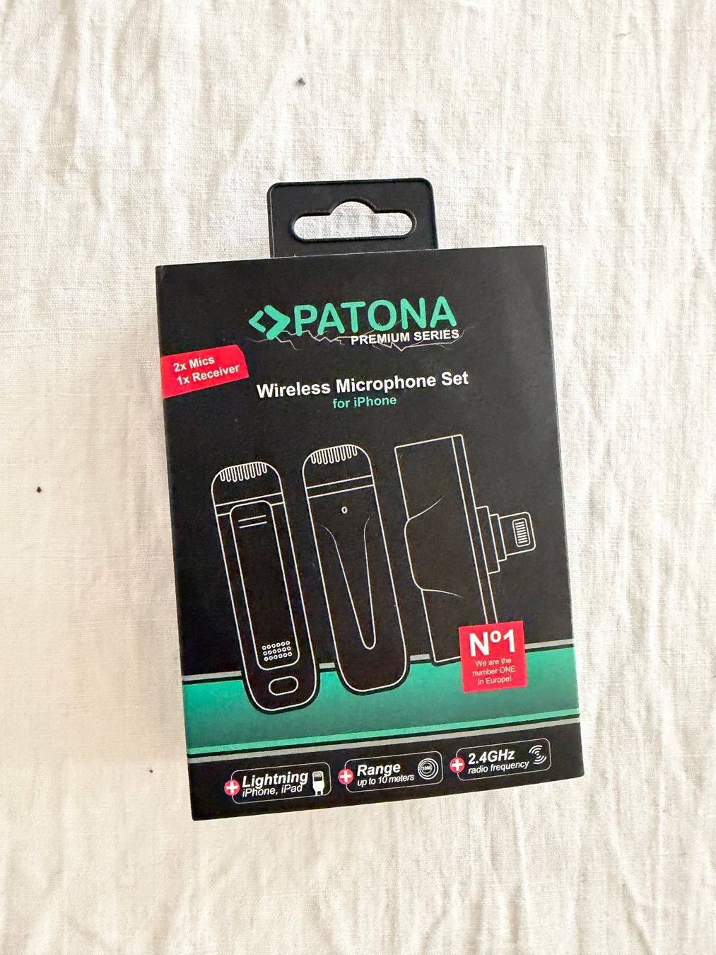 Microfoni: Patona Wireless Mikrofon Set für iPhone – Usato da Zürich venduto da A_M_