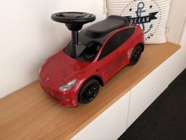 Kinder Rutschauto Tesla Model Y rot gebraucht