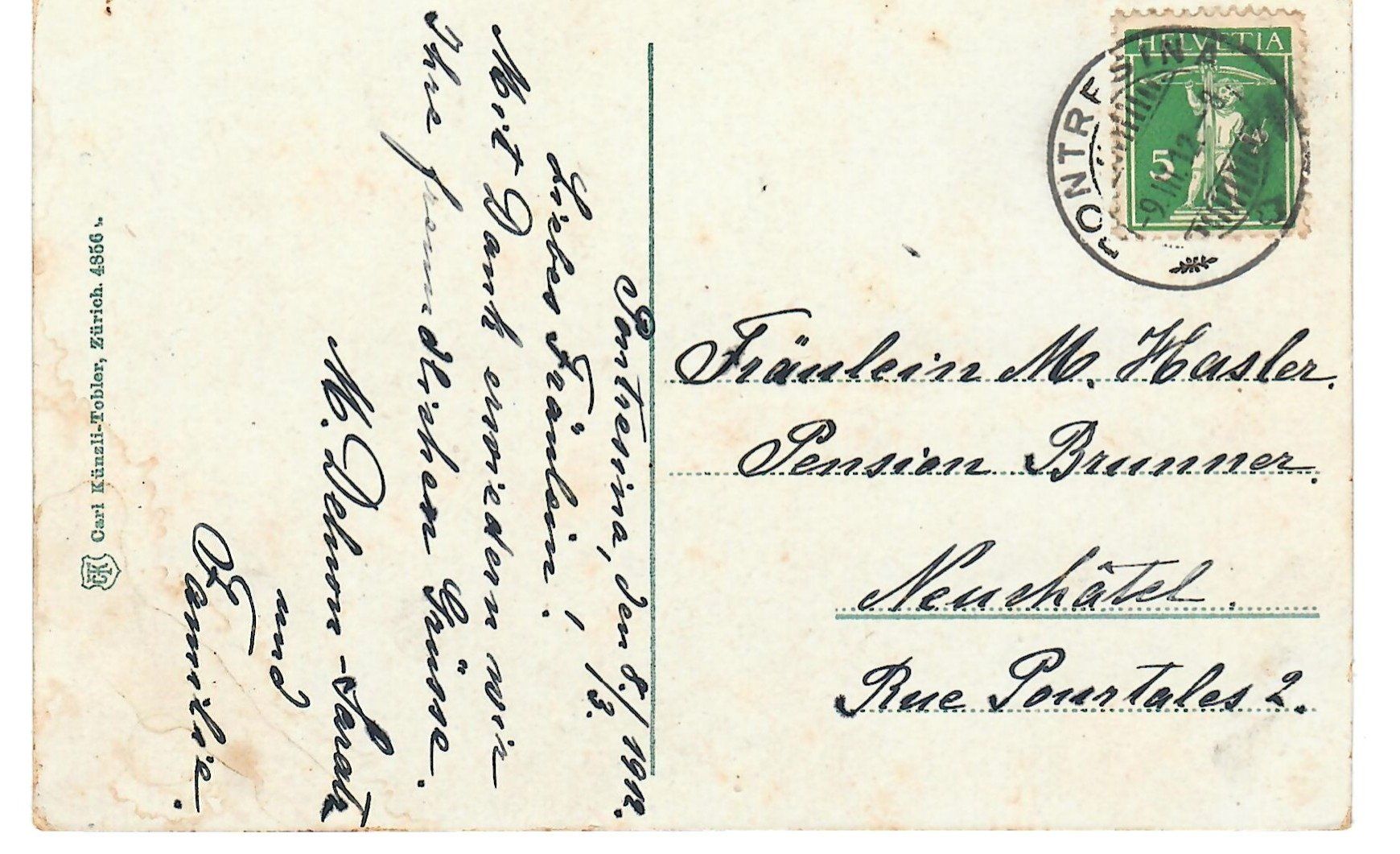 Cartoline postali: Pontresina – Usato da Zweisimmen venduto da jakobsweg 1