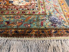 Exklusiver sehr feine Kayseri reine Seidenteppich 178x118cm