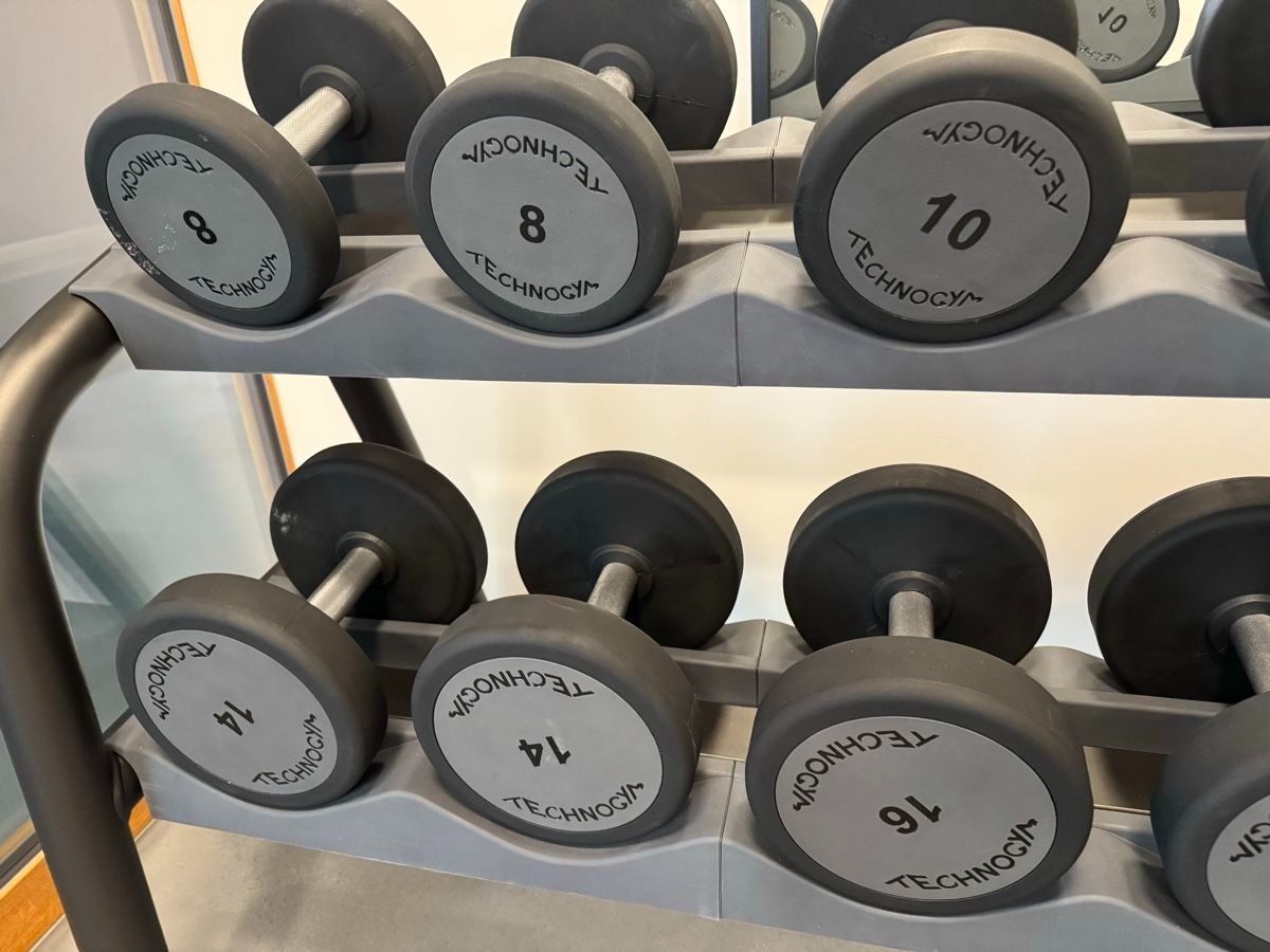 Technogym Manubri & Pesi: Hantelset Technogym 8-18kg mit Rack NEU – Nuovo (secondo la descrizione) da Brig venduto da jausi76 1