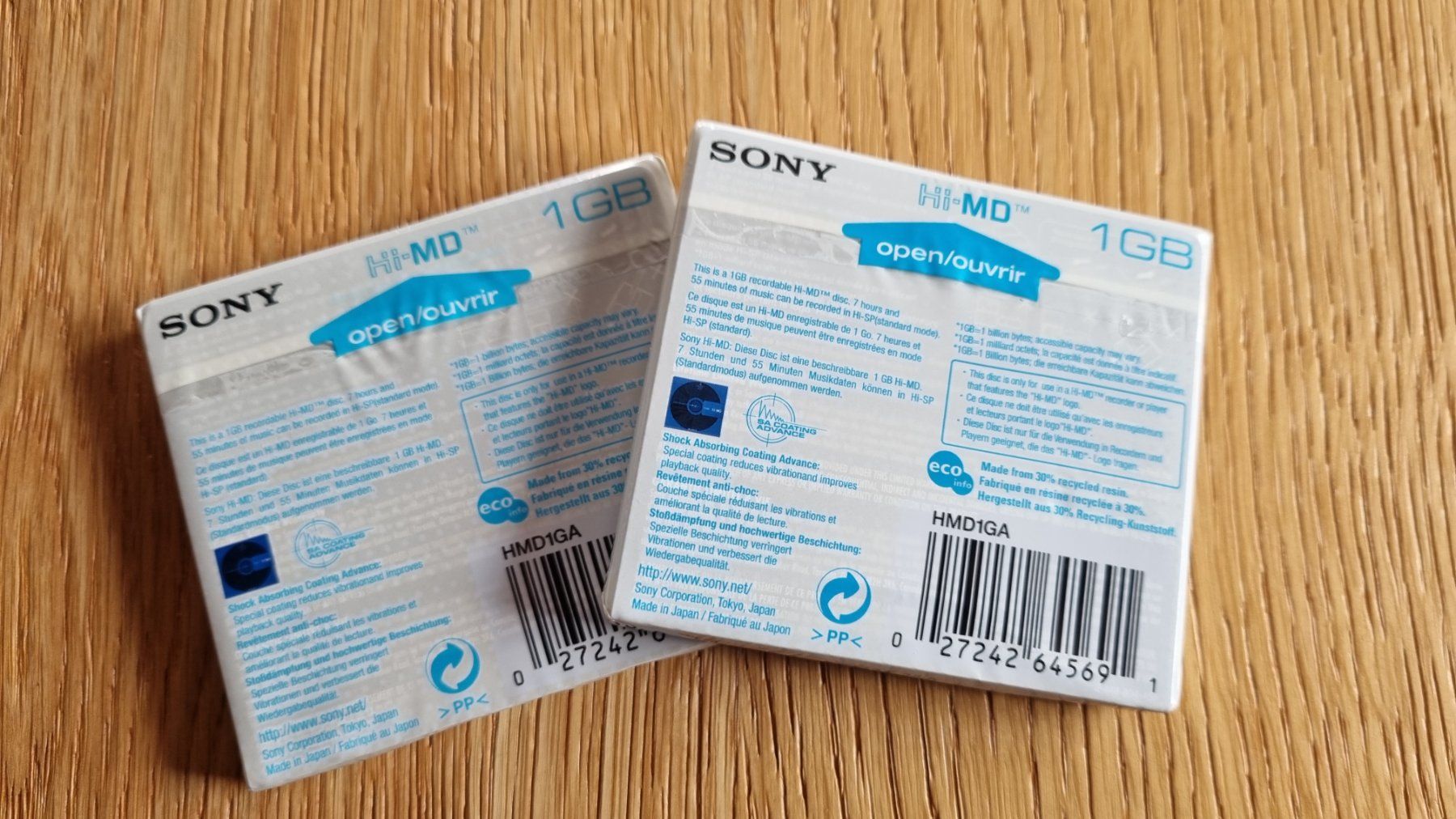 Sony Minidisc: Mini disc high capacity (1Go) transférez jusqu'à 45 CDs HIMD – Nuovo e nell'imballaggio originale da Couvet venduto da Mima0077 1