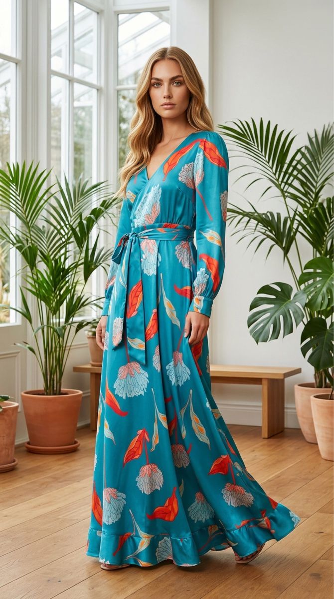 Vestiti: Wunderschönes Maxikleid mit Blumenmuster, Grösse 38/M – Nuovo (secondo la descrizione) da Stettlen venduto da Beauty-19