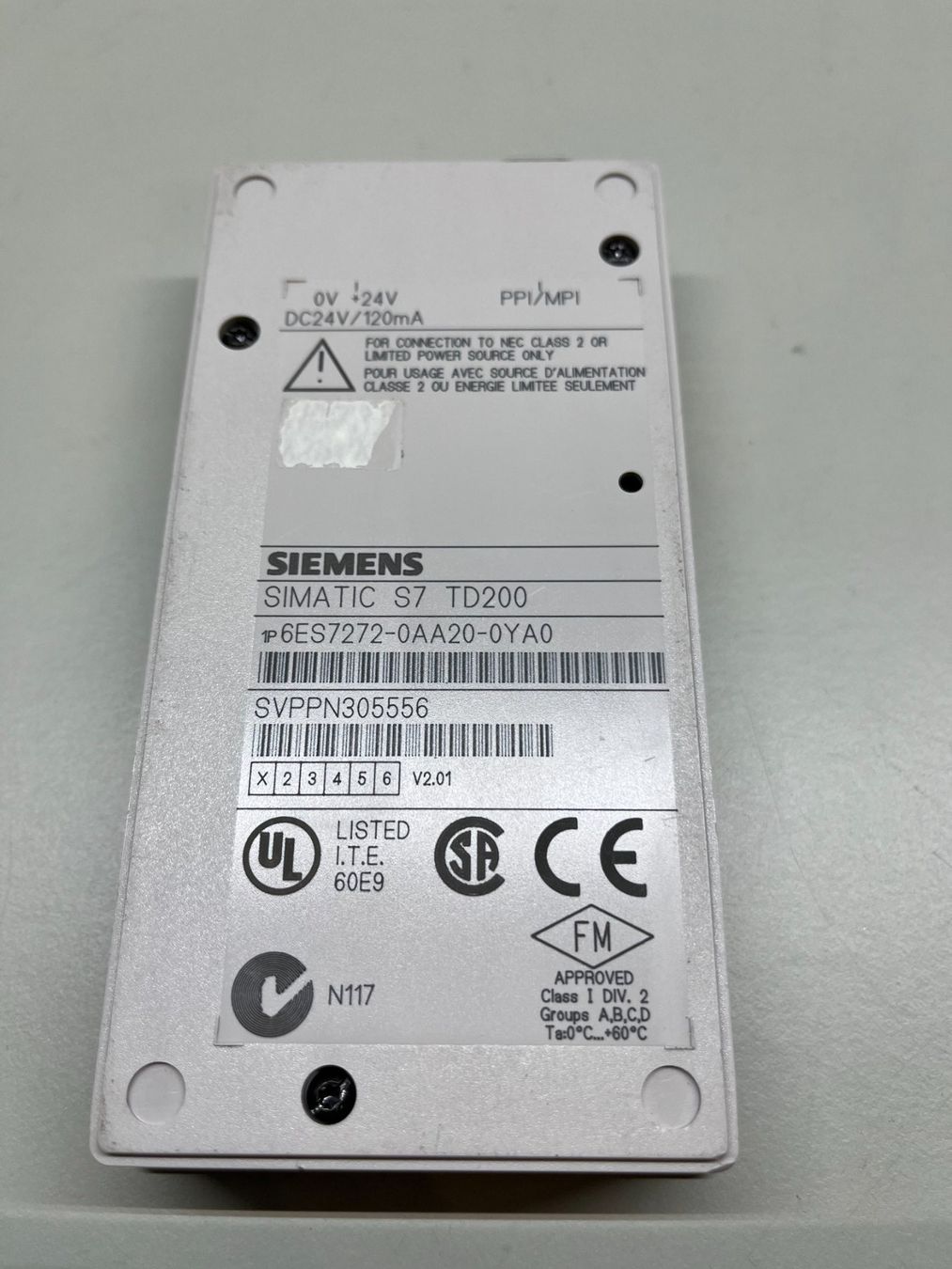 Siemens Componenti elettronici: Siemens Simatic S7-200 SPS Baugruppe mit TD200 Display – Usato da Jenaz venduto da Speedy350 4