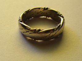 Bague argent 925 tressée