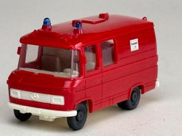 Wiking Mercedes 407 Krankenwagen Feuerwehr Papieraufkleber