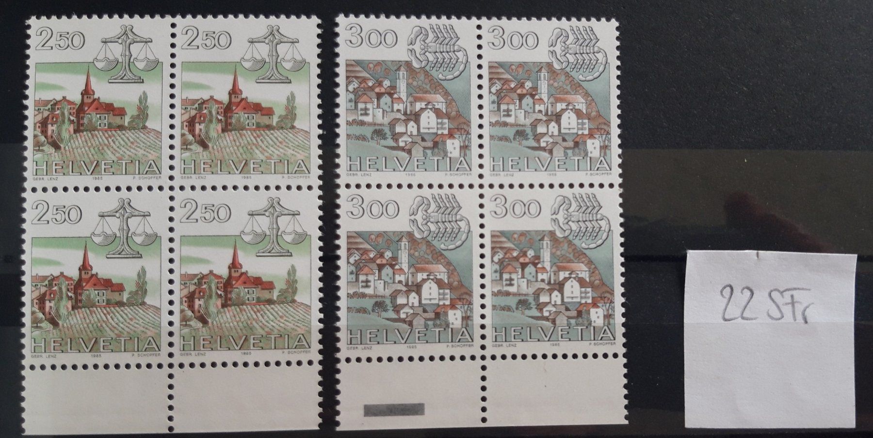 Tutti i francobolli: 4er Blöcke 1985 postfrisch – Usato da Buus venduto da papillon098