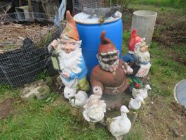 XXXL 4x Zwerge Skulptur 🤩Zwerggenfamilie 107 cm