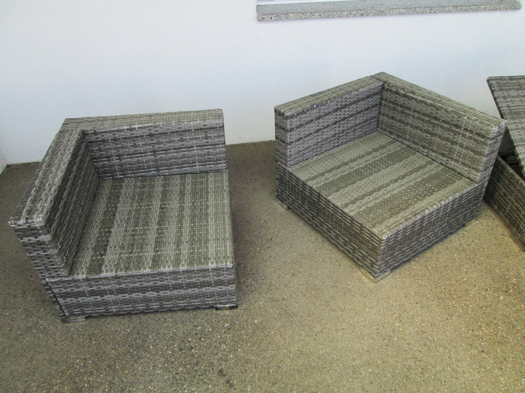 Set di tavolo e panche: Gartenlounge 4-Teiler Rattan VidaXL – Usato da Movelier venduto da ddomenika 2