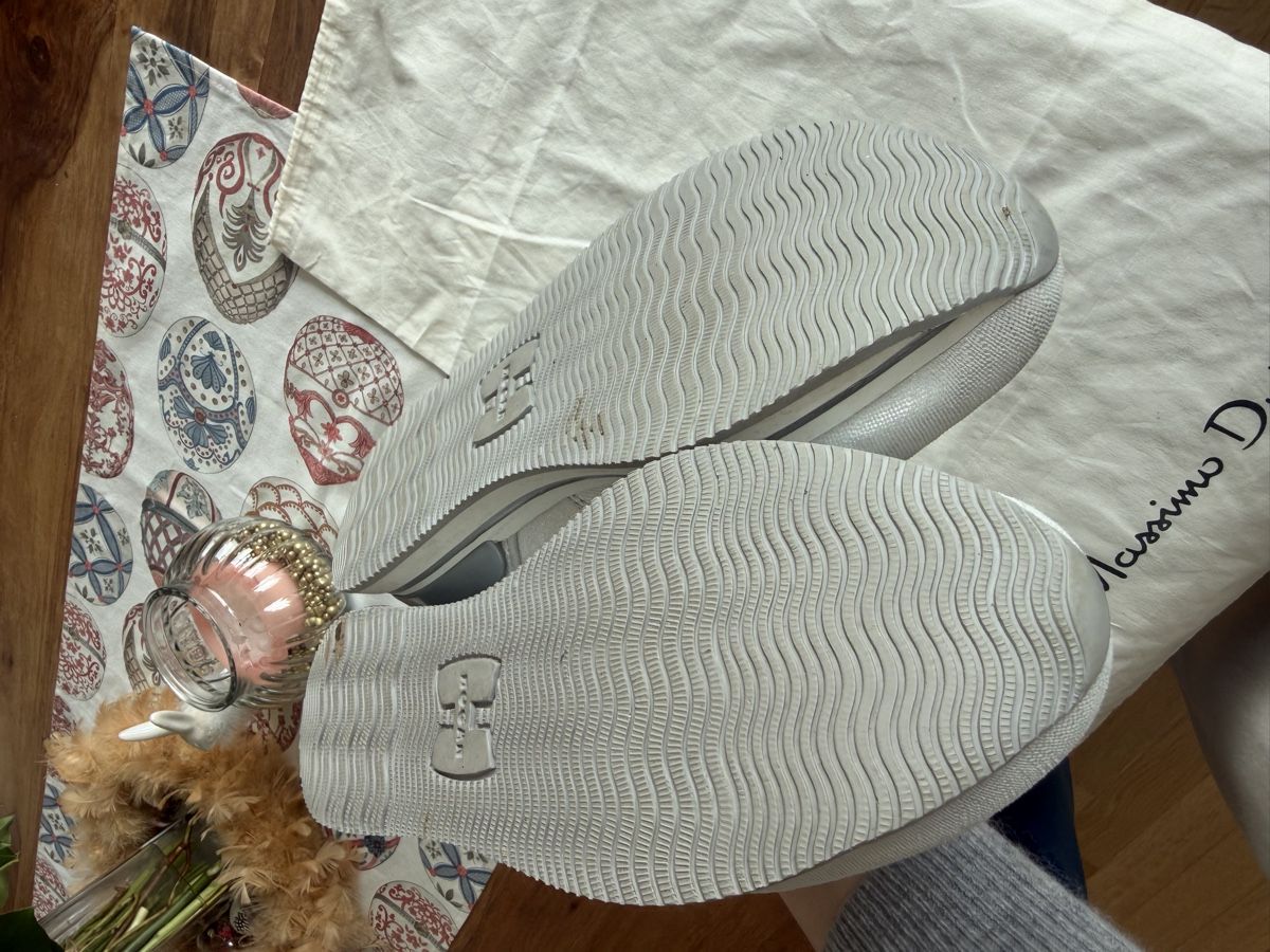 Hogan Damenschuhe: HOGAN Sneaker Gr.38 Silber – Gebraucht aus Meggen von con_5djh 3