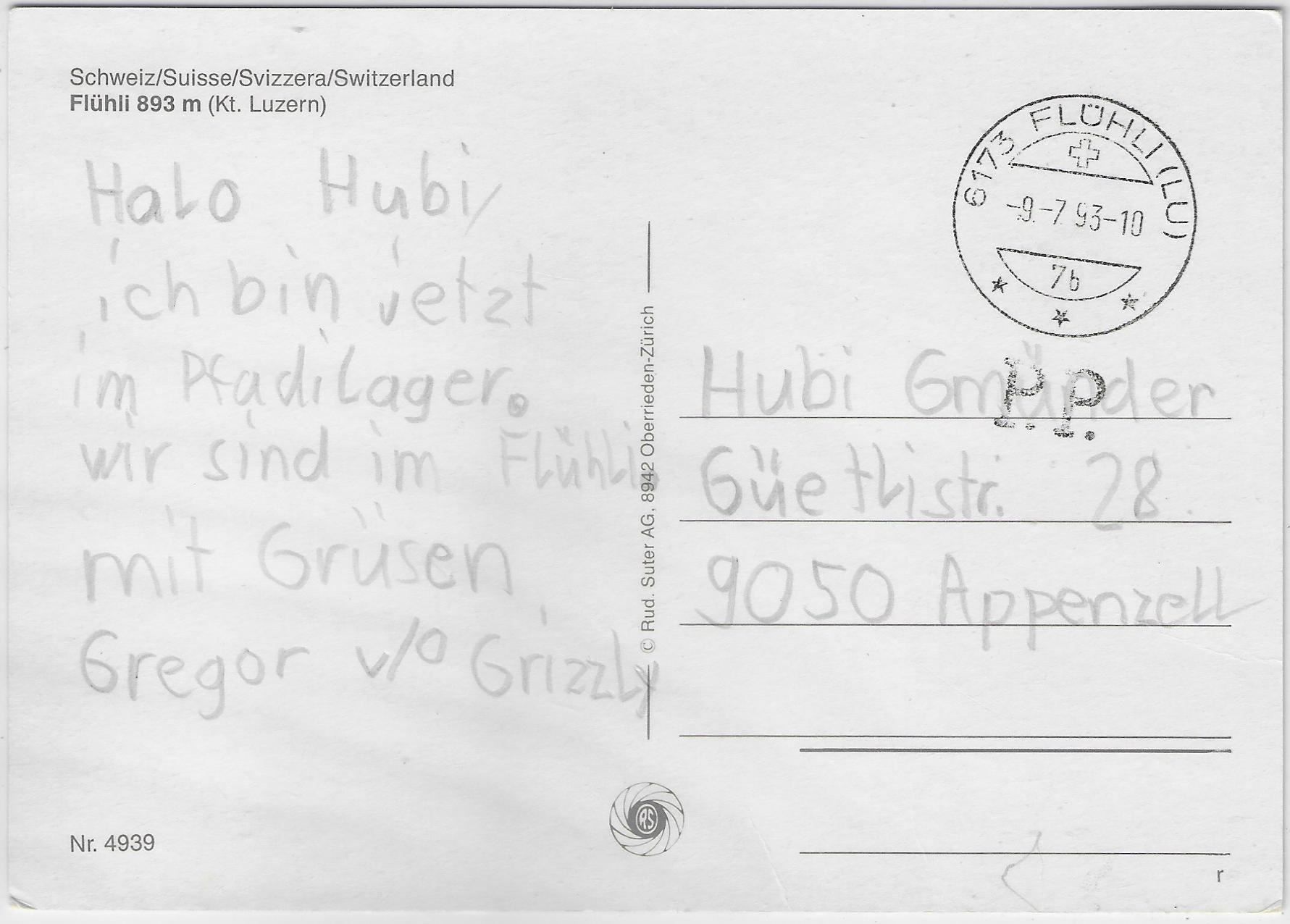 Cartes postales: Gruss aus Flühli - Multiview – Antique à Ettingen par Kartenplanet 1