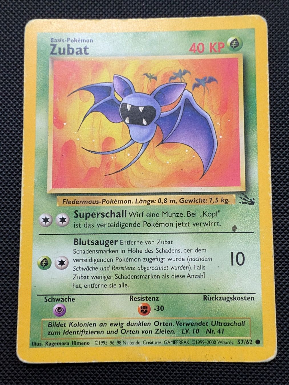 Pokémon Carte collezionabili: Zubat – Usato da Märstetten venduto da eri_9lt8