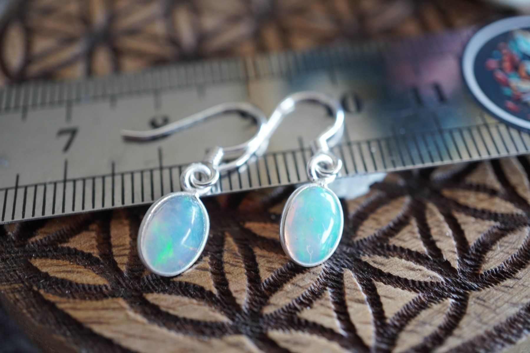 Orecchini pendenti & Orecchini a lobo: Ohr  Hänger Aus Opal mit Silber Edel – Nuovo e nell'imballaggio originale da Eschenbach SG venduto da topstone 7
