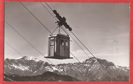 Adelboden - Seilbahn Birg-Engstligenalp - Gyger Karte 1946