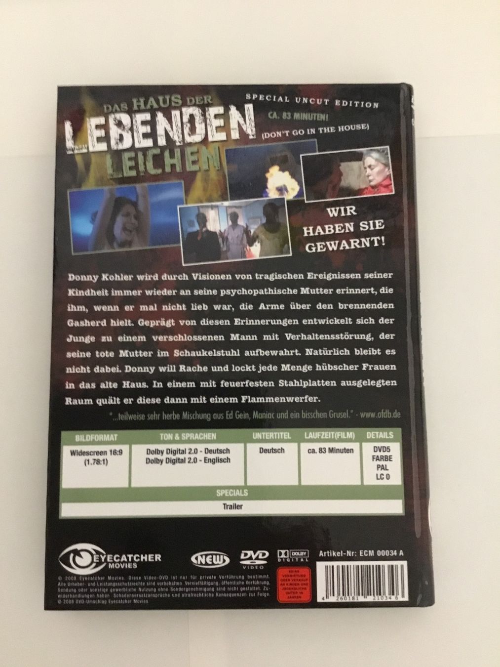 Alle DVDs: Das Haus der Lebenden Leichen dvd Kleine Hartbox – Neu (gemäss Beschreibung) aus Blauen von berlingo65 1