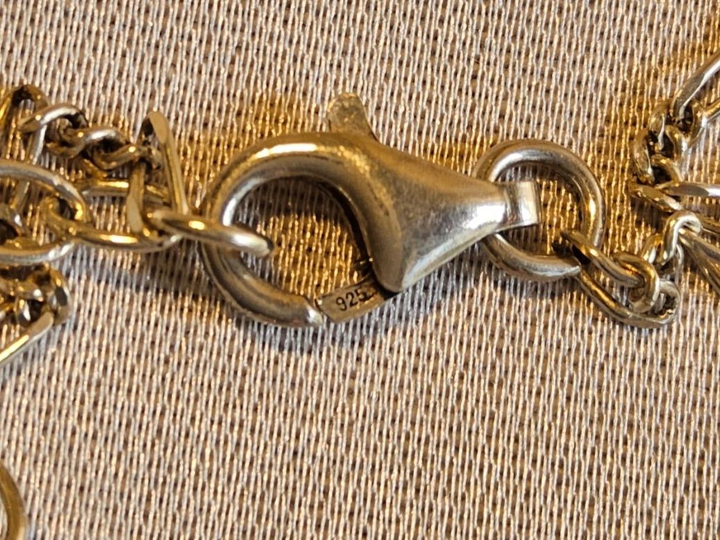 Altri gioielli: Set aus Kette und Ohrhänger, Sterling Silber + echte Perlen – Usato da Zürich venduto da SciTec 2