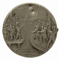 Medaille PROBE Huguenin L'ENTREE DE LA REPUBLIQUE DE GENEVE