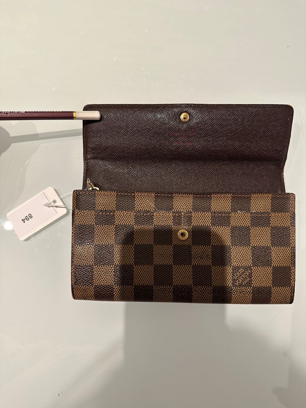 Louis Vuitton Portamonete: Louis Vuitton Long Wallet - Nr. 894 – Usato da Hittnau venduto da LuxAndMore 4