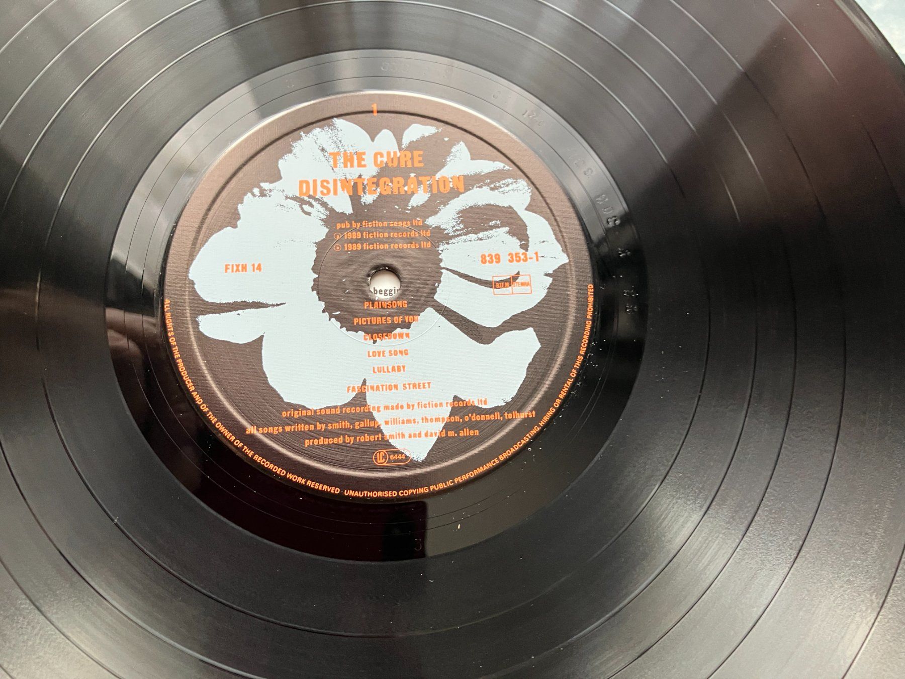 Dischi in vinile: The Cure – Usato da Aarwangen venduto da Jukebox3 6