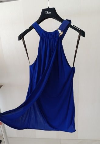 Roberto Cavalli Top: Roberto Cavalli Bluse Königsblau Gr.  XS – Nuovo (secondo la descrizione) da Hergiswil NW venduto da pol_9dl8 1