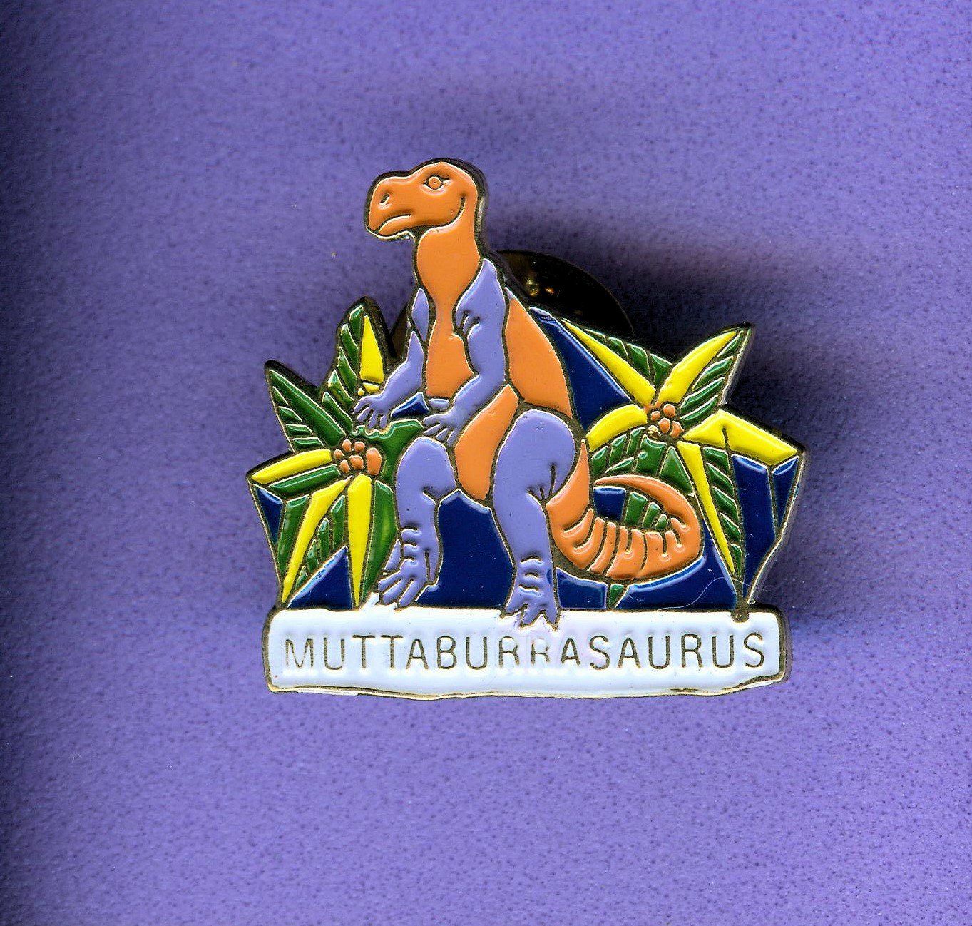 Plaketten & Abzeichen: Saurier  MUTTABURRASAURUS – Gebraucht aus Winterthur von Sammleroase