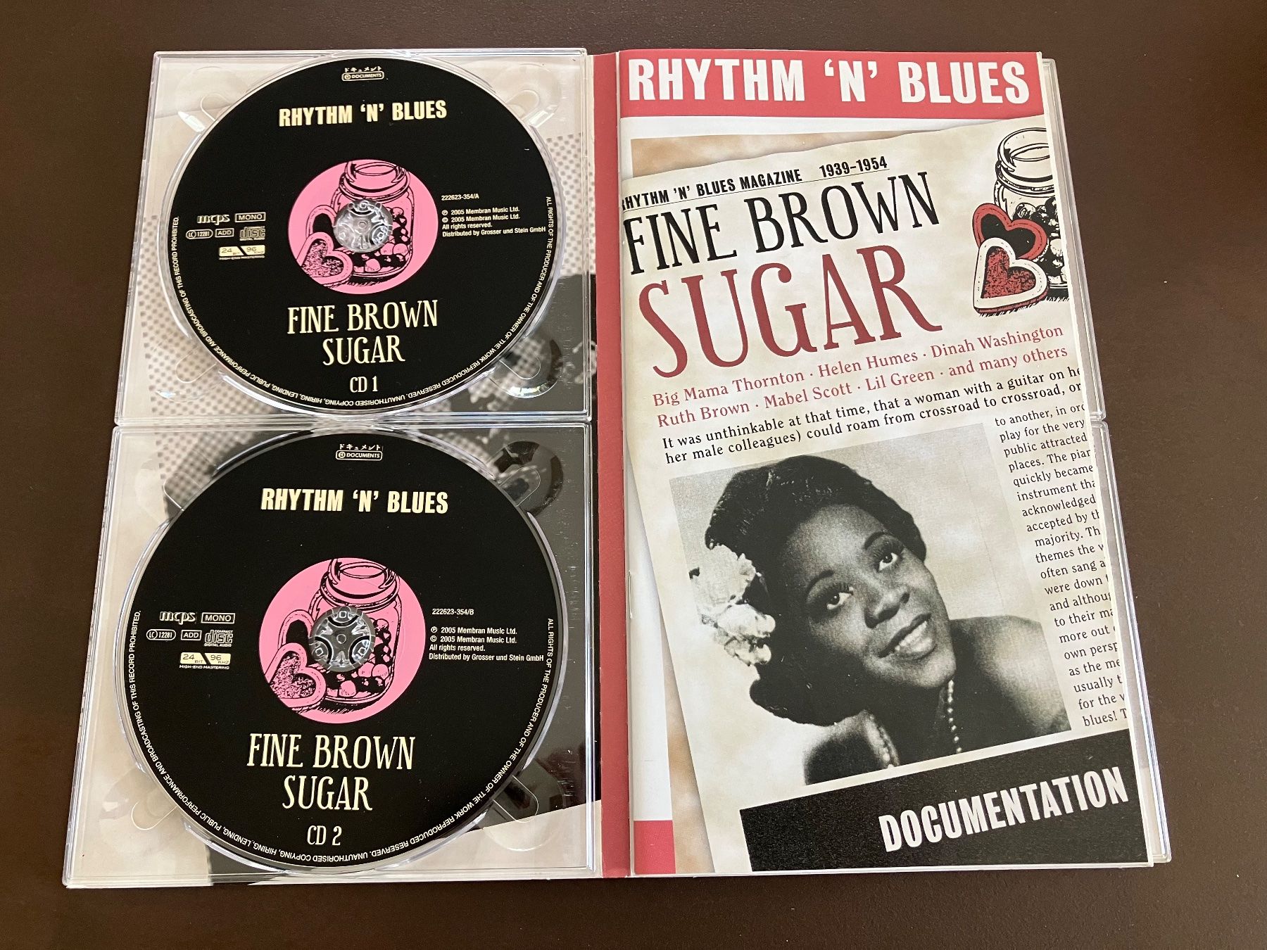 CD: 4 CD-BOX FINE BROWN SUGAR - RHYTHM 'N' BLUES – Usato da Menziken venduto da timbuktu1001 1