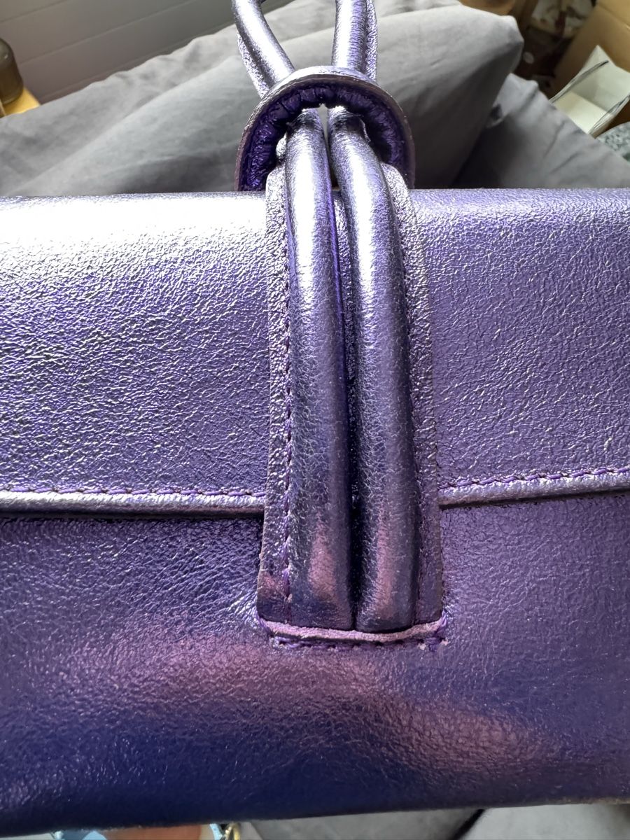Borse da donna: NEW metallic purple leather bag – Nuovo (secondo la descrizione) da Zürich venduto da kri_zhv2 1
