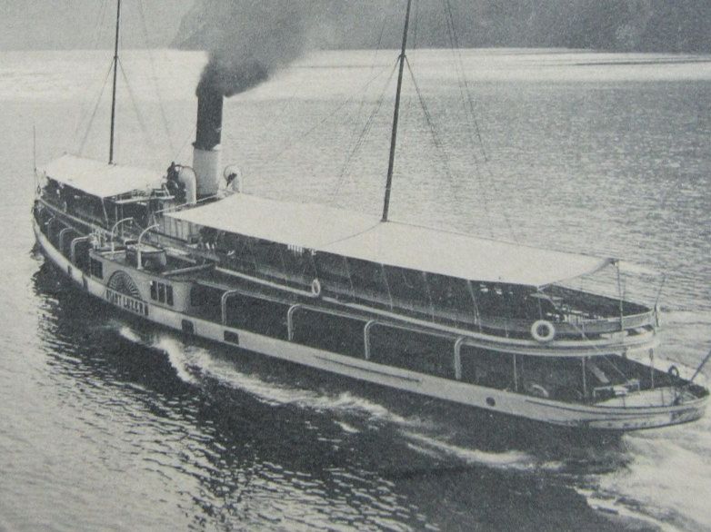 Cartoline postali: RADDAMPFER URNERSEE URI AK – Usato da Ettingen venduto da Hausi4711 1