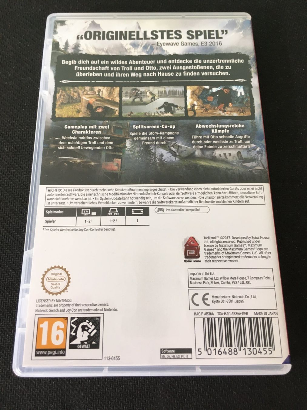 Nintendo Spiele: Troll and I für Nintendo Switch – Gebraucht aus St.Gallen von sjosjo 1