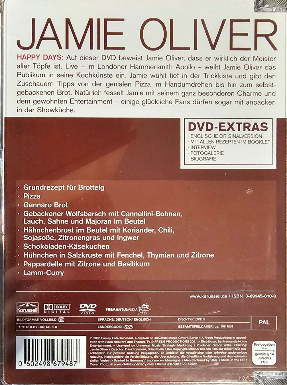 Alle DVDs: Jamie Oliver - Happy Days – Gebraucht aus Wahlen b. Laufen von Cg10 1